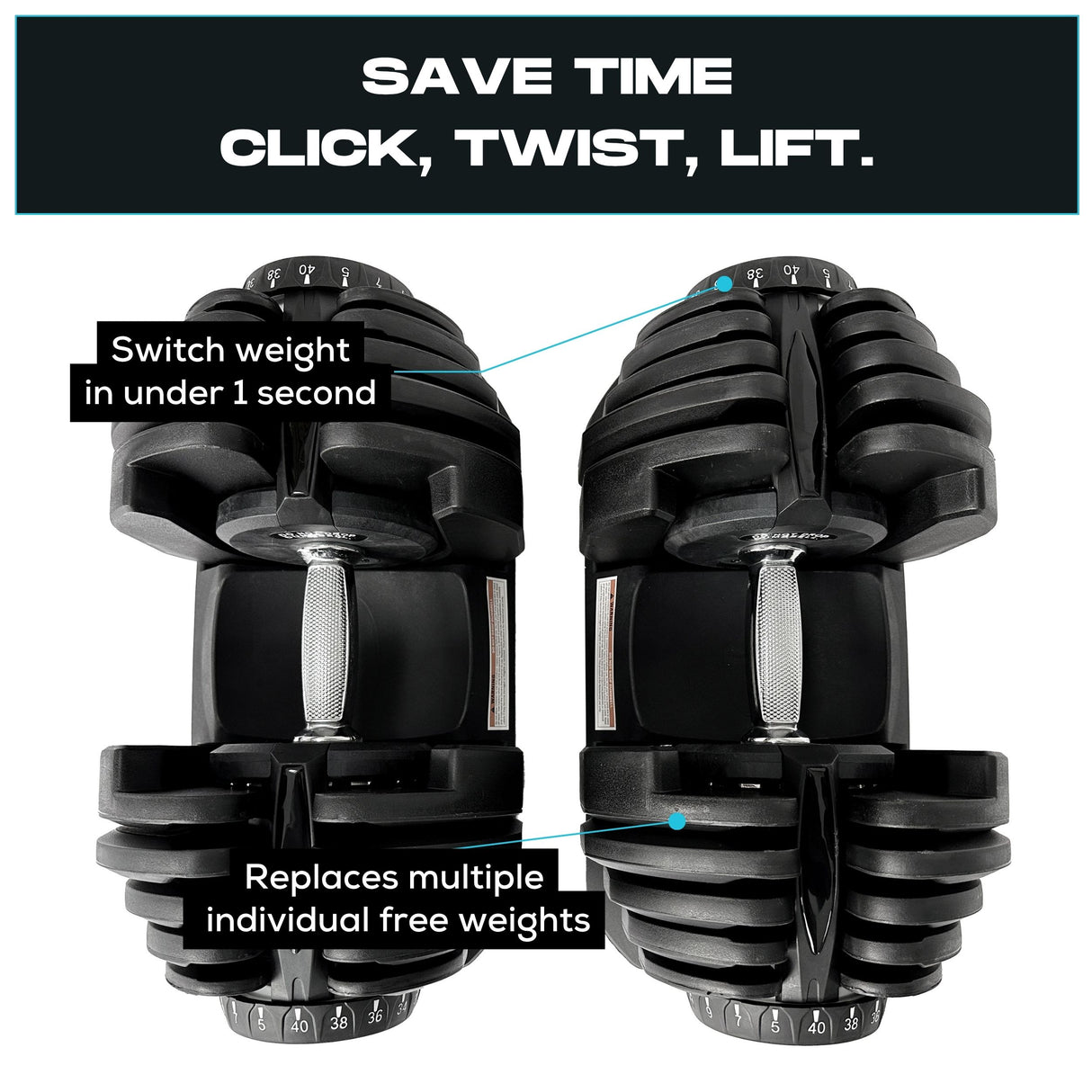 40kg Complete Home Gym Setup