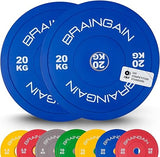 Coloured HD Bumper Weight Rubber Plates - 5kg to 25kg