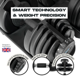 24kg Adjustable Dumbbell (Pair)