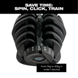 SmartBells® 40kg Adjustable Dumbbells